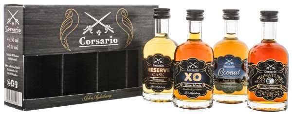 Corsario Miniaturen Set 4x0,05l
