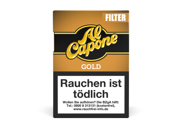 Al Capone Pockets Gold Filter Zigarillos