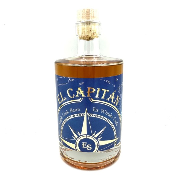 El Capitan Single Cask Rum Ex Whisky Cask 500ml