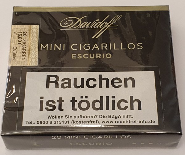 Davidoff Mini Cigarillos Escurio 20er