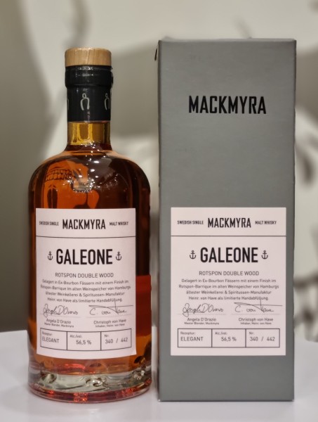 Mackmyra Single Malt Whisky Rotspon Galeone LIMITED EDITION