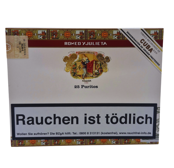 Romeo y Julieta Puritos 25er Schachtel