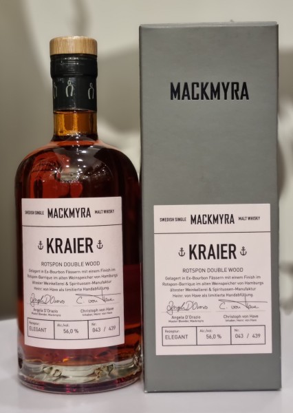 Mackmyra Single Malt Whisky Rotspon Kraier LIMITED EDITION