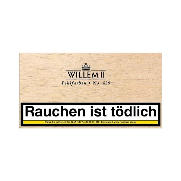 Willem II Fehlfarben No. 439 Sumatra 50er Kiste