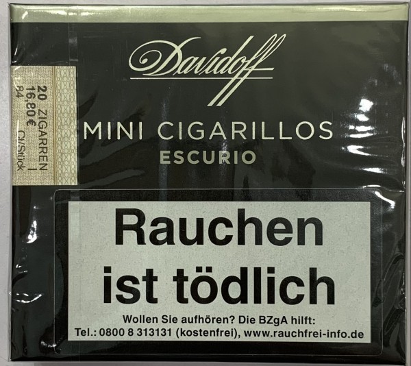 Davidoff Mini Cigarillos Escurio 20er